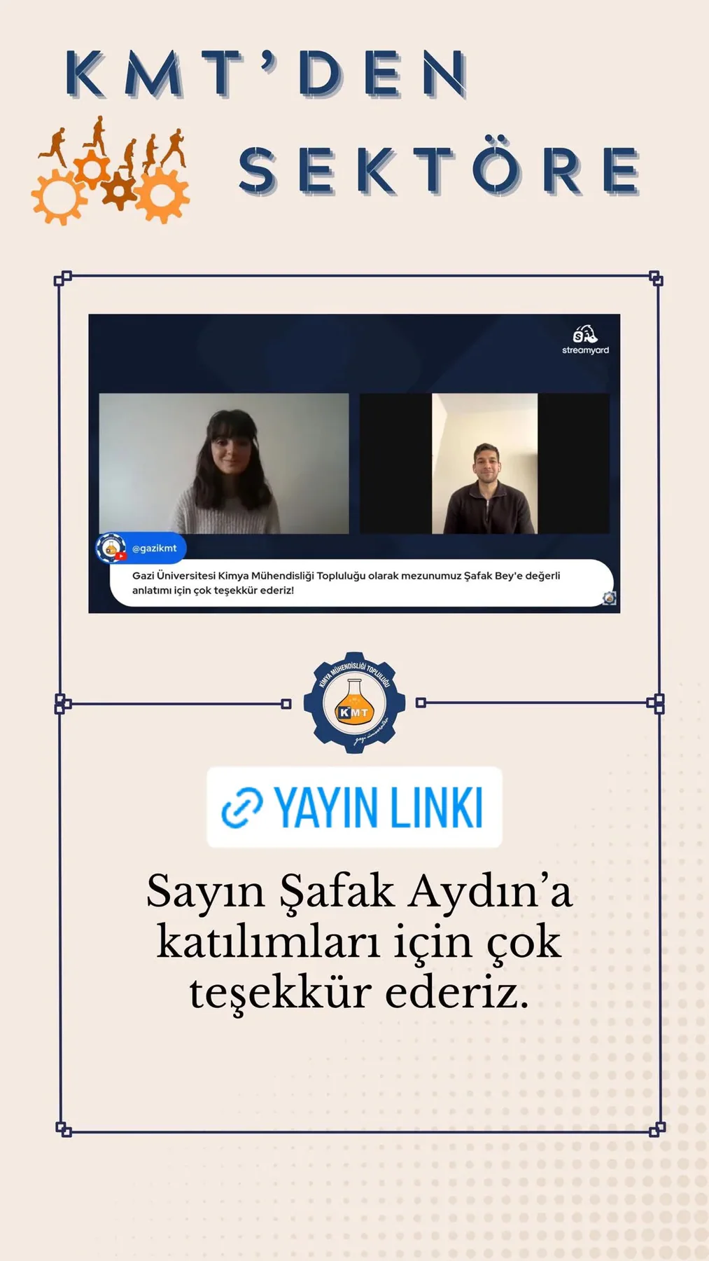 KMT’den Sektöre — 1