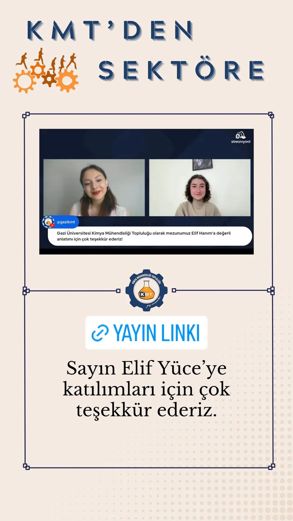 KMT’den Sektöre — 3