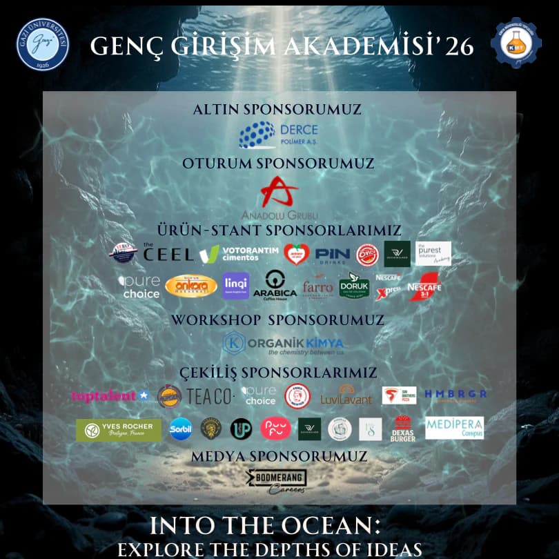 Genç Girişim Akademisi ’26 — Sponsorlarımız